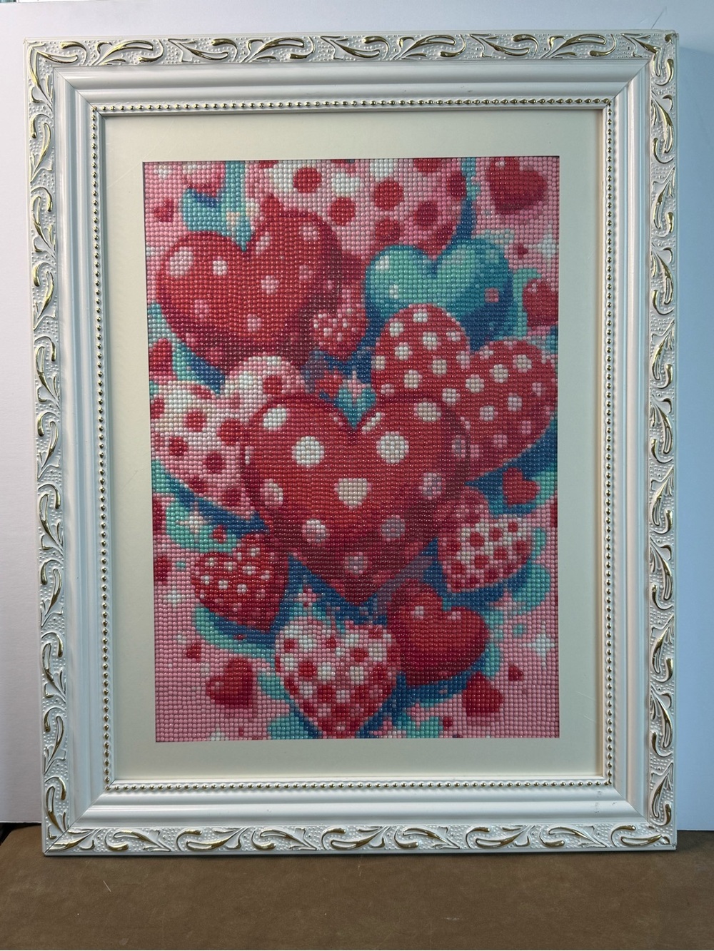 Framed Heart Diamond Art Wall Decor